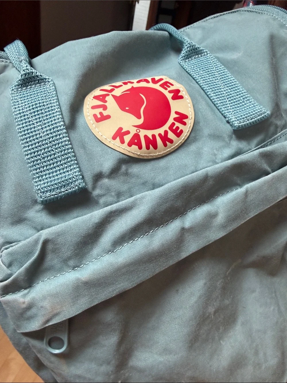 Fjallraven Kanken Mini Backpack in Sky Bkue